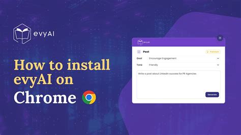 How to Install evyAI on Chrome and start Posting, Engaging, and .